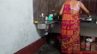 Desi Aunty And Nephew First Time Sex In The Kitchen Video