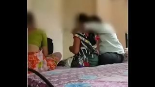 Indian threesome sex with with two famales