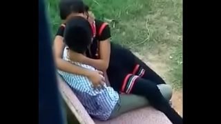 Secret sex with sister in park
