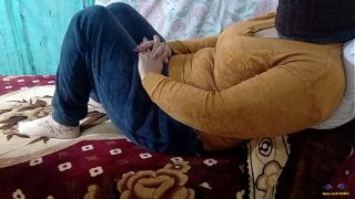 Son in law pressing big boobs of telugu bbw and motivating for anal hardcore fucking and puts middle finger in her ass, beautiful roleplay saasu damaad sex by Netu and Hubby xxx hd film in clear Hindi audio
