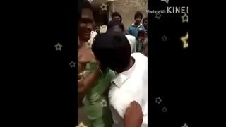Telugu aunty recording dance
