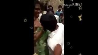 Telugu aunty recording dance Video