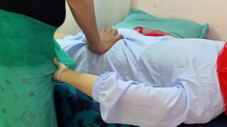 Telugu STep Brother Massage Ass Sexy Sister And Fucked Pussy Video