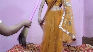 Telugu village housewife giving blowjob to hubby